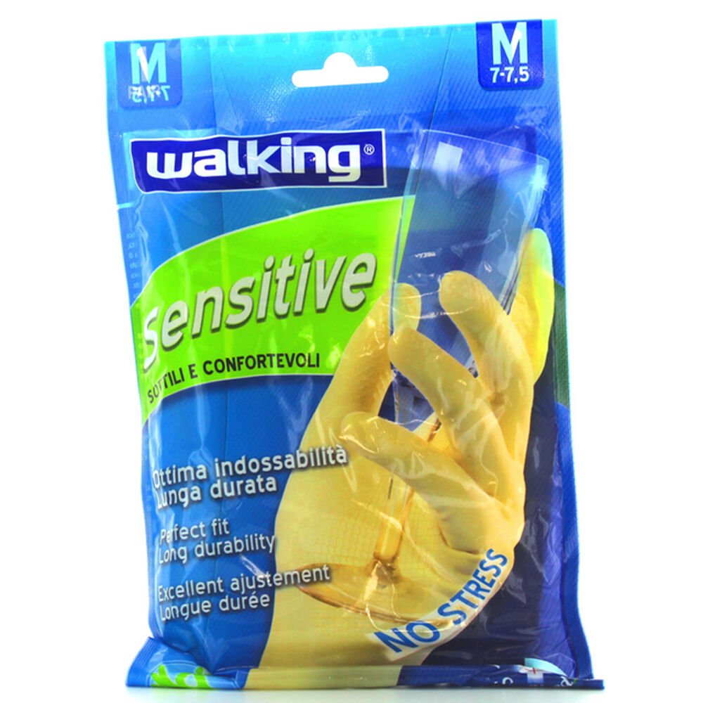 Walking Guanto Satinato Sensitive Taglia Medium	, , large