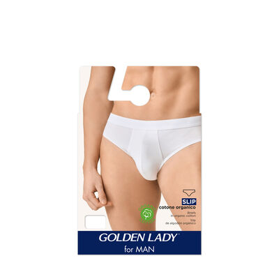 Golden Lady Slip Uomo Bianco Taglia 5-L