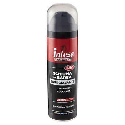 Intesa Schiuma da Barba Energizzante con Caffeina e Guaran&agrave; 300 ml
