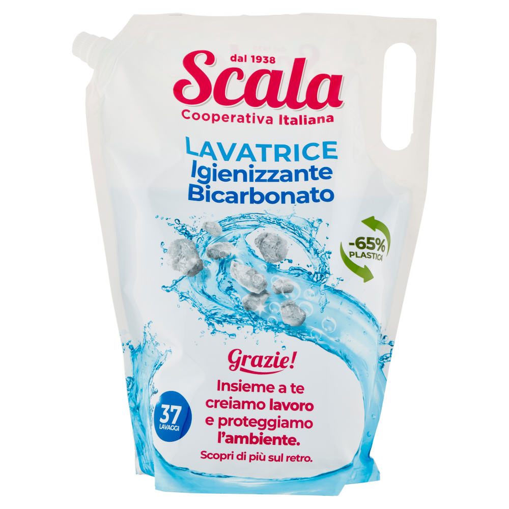 Scala Lavatrice Igienizzante Bicarbonato Ecoricarica 1500 ml, , large