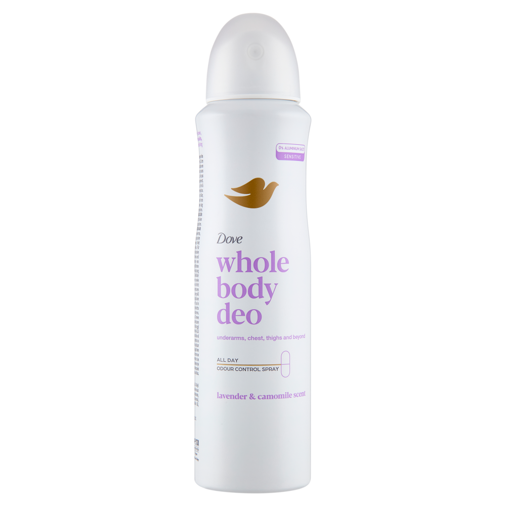 Dove Whole Body Deo Sensitive Lavender & Camomile Scent 150 ml - -