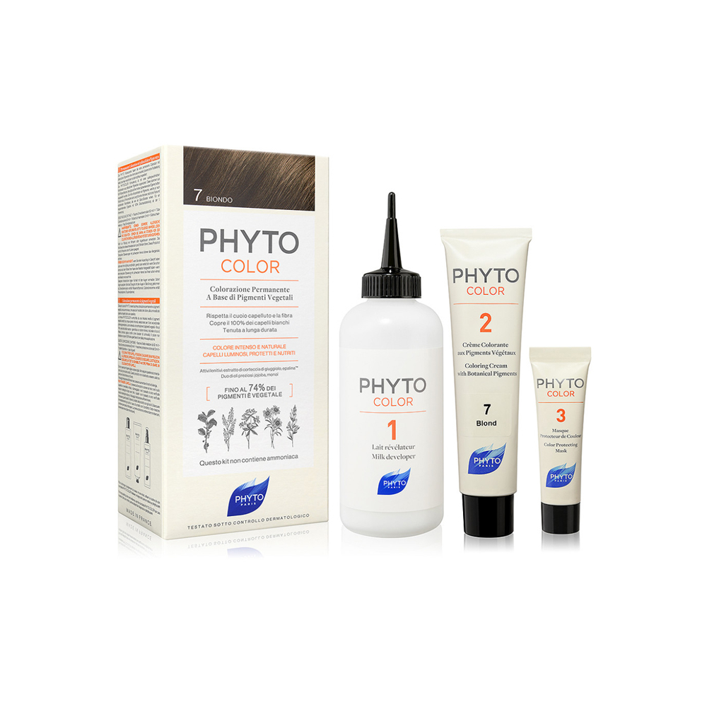 Phyto Phytocolor 7 Biondo Colorazione Permanente Per Capelli, , large