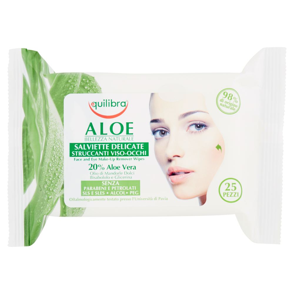 Equilibra Aloe Salviette Struccanti 25 Pezzi - -
