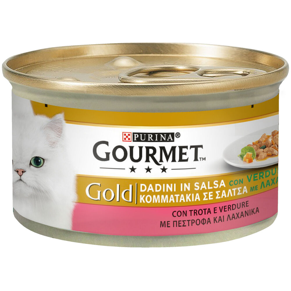 Gourmet Gold trota e verdure 85 gr, , large