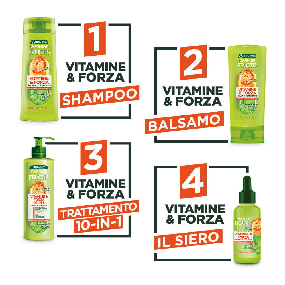 Fructis Siero Anti-Caduta Vitamine&Forza 125 ml, , large