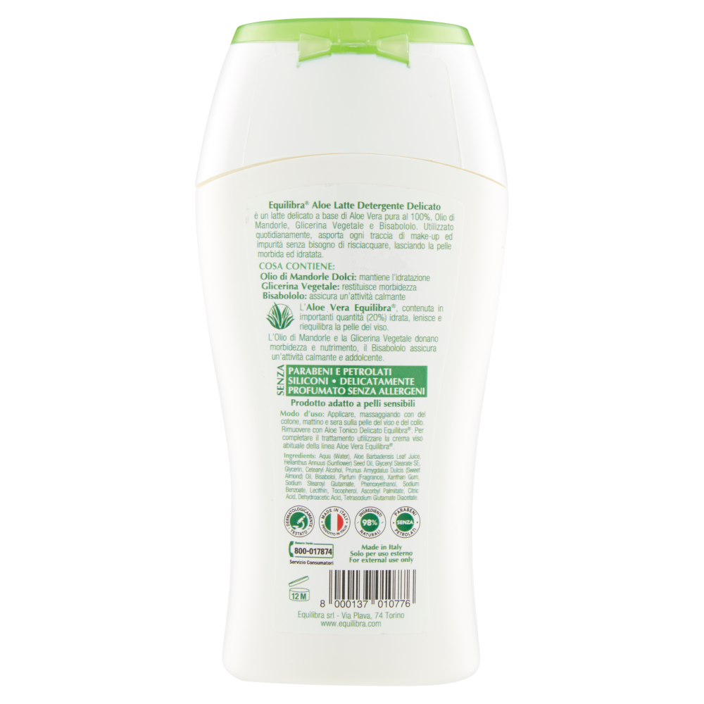 Equilibra Latte Detergente Aloe 200 ml, , large