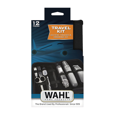 Wahl Travel Kit Regolabarba + Trimmen 12 Accessori