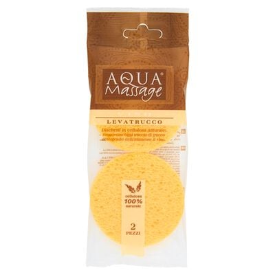 Aqua Massage Struccante Naturale 2 Spugne