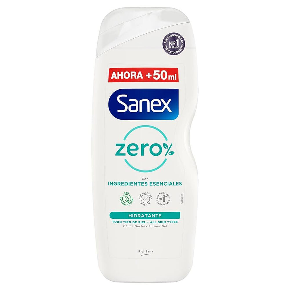 Sanex Gel Doccia Zero Per Pelli Normali 600 ml, , large