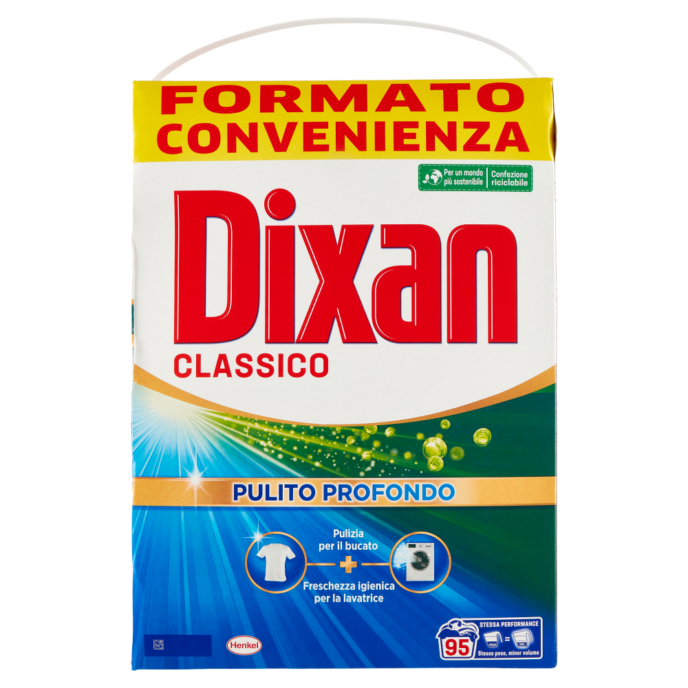 Dixan Polvere Classico 95 Lavaggi, , large