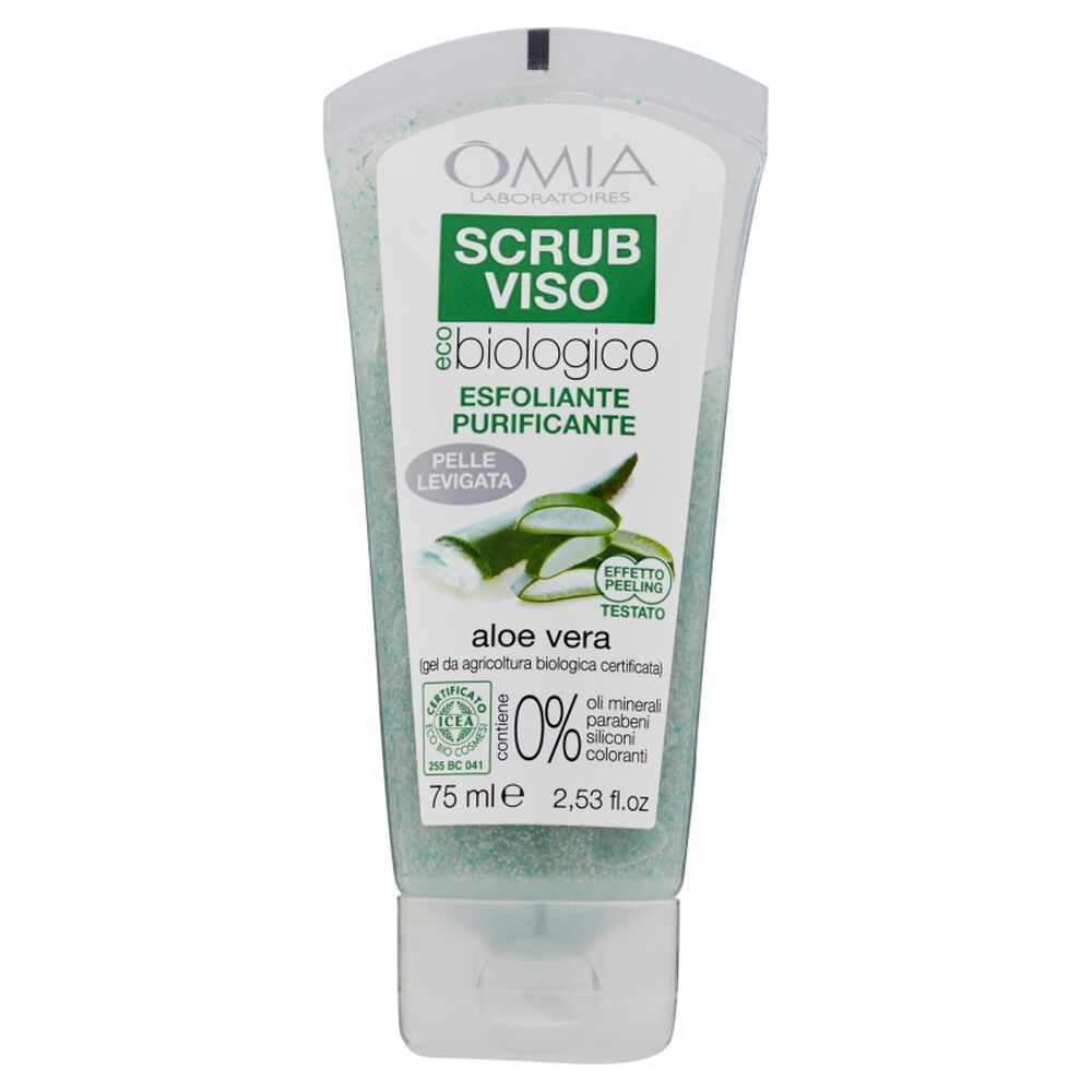 Omia Ecobiovisage Scrub Viso Aloe 75ml, , large