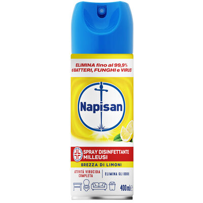 Napisan Spray Disinfettante Milleusi Brezza di Limoni 400 ml