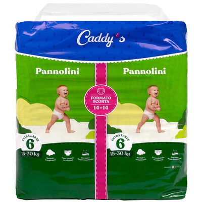 Caddy's Pannolini Large (15-30 Kg) 28 Pezzi