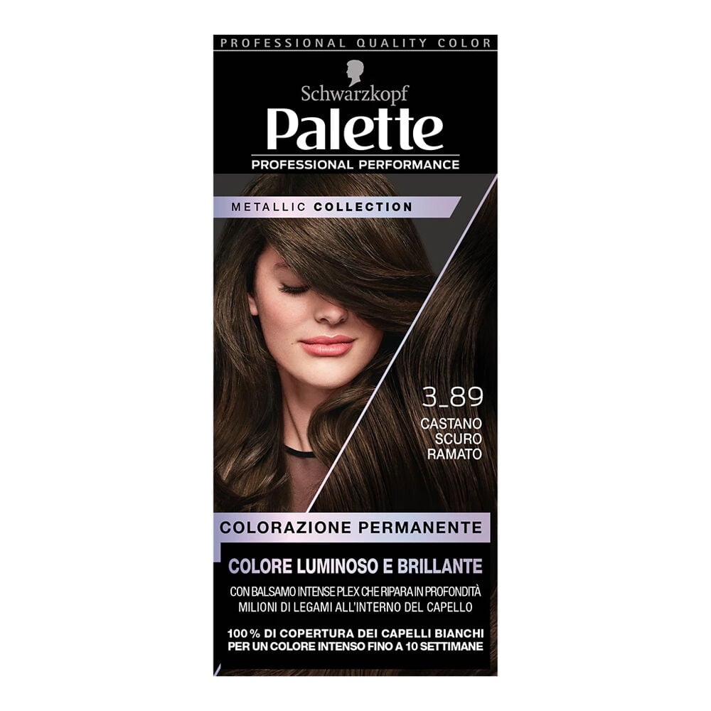 Schwarzkopf Palette Metallic 3-89 Castano Scuro Ramato - -