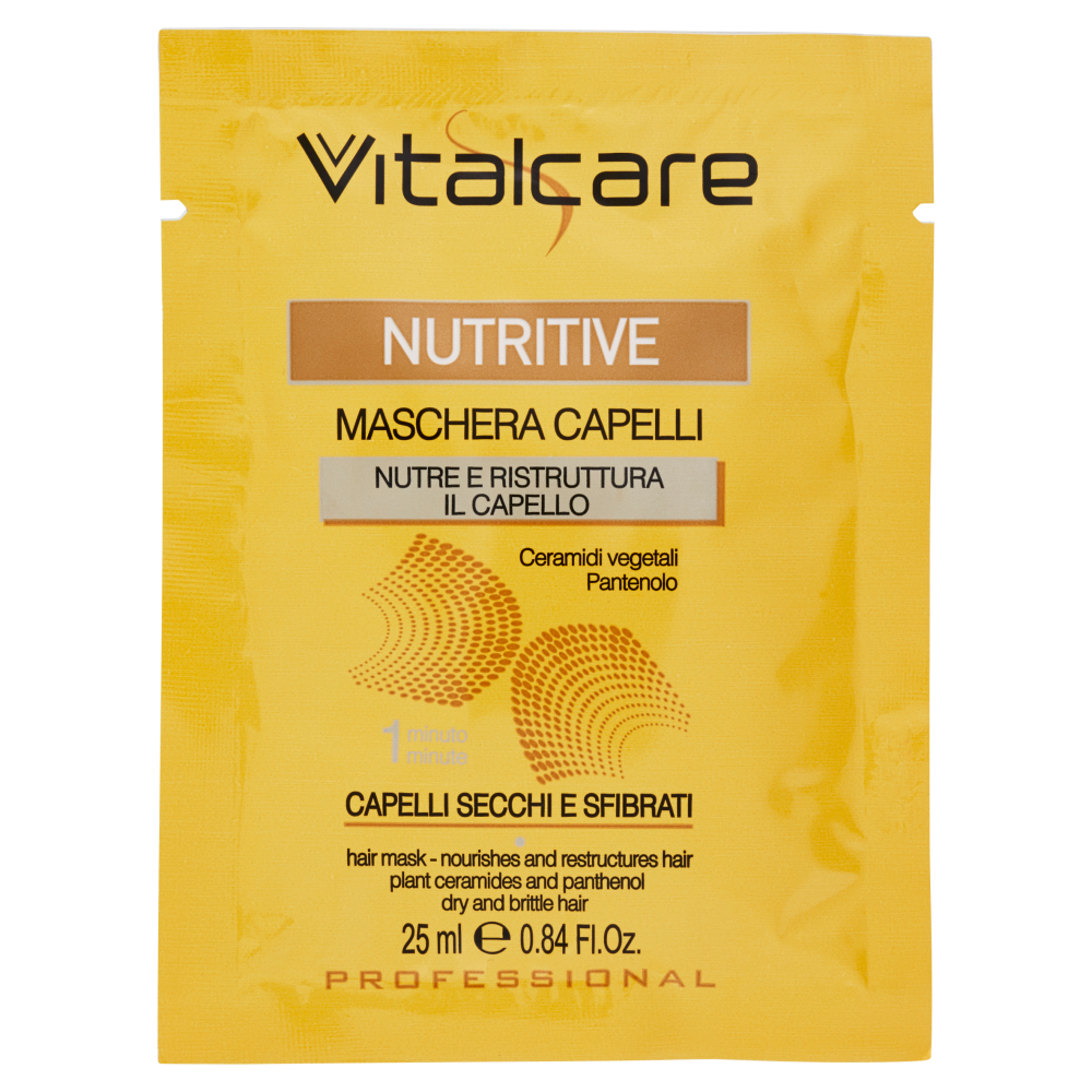 Vitalcare Professional Nutritive Maschera Capelli 25 ml, , large
