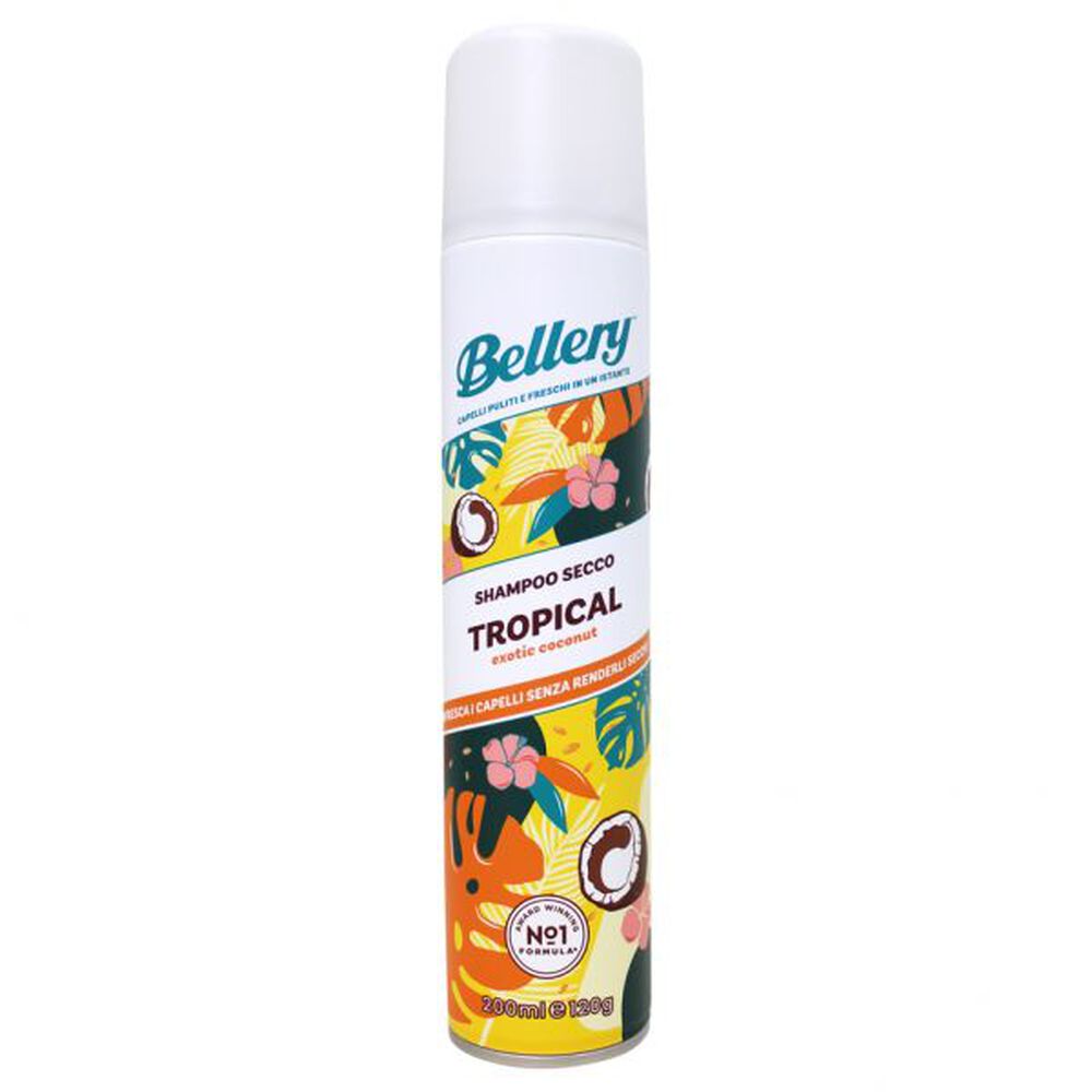 Bellery Shampoo Secco Tropical 200ml, , large