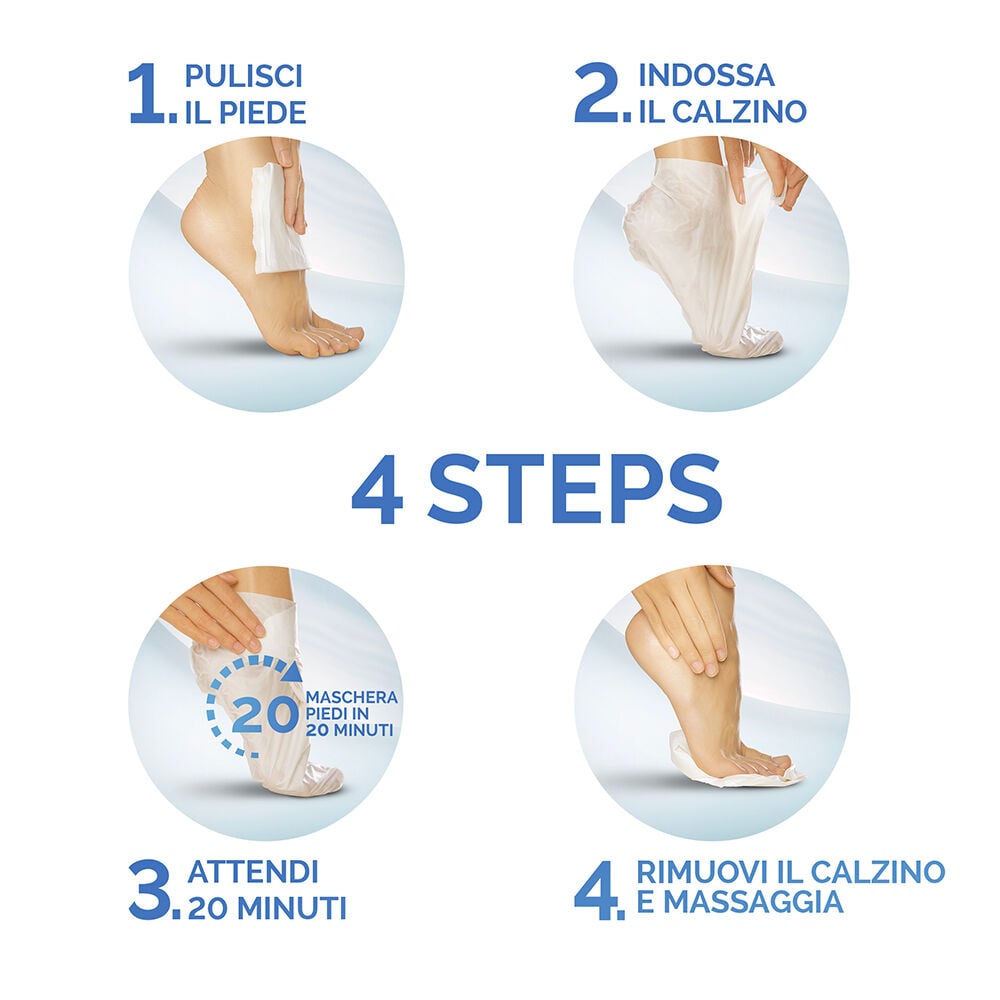 Scholl Pedimask Maschera Piedi Nutriente - Olio di Macadamia, , large