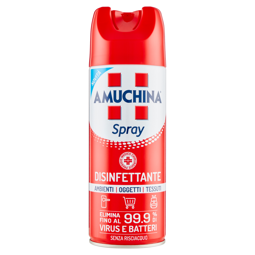 Amuchina Spray Disinfettante Ambienti Oggetti Tessuti 400 ml, , large