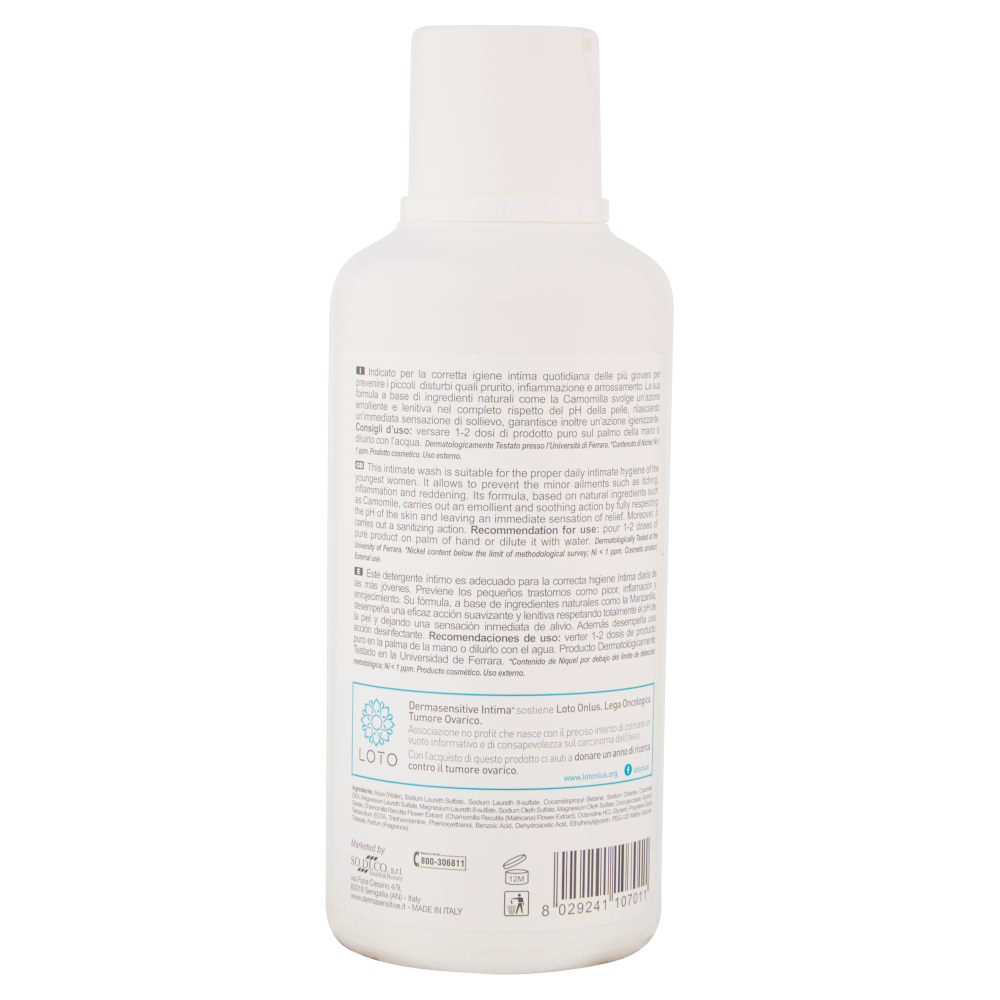 Intima⁺ Detergente Intimo Lenitivo pH 5,5 500 ml, , large
