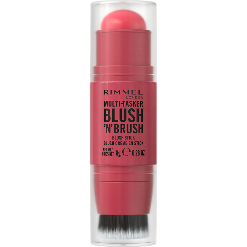 Rimmel Crema Multi-Tasker Blush N Brush Stick N. 300 Nearly Suede - Immagine 5