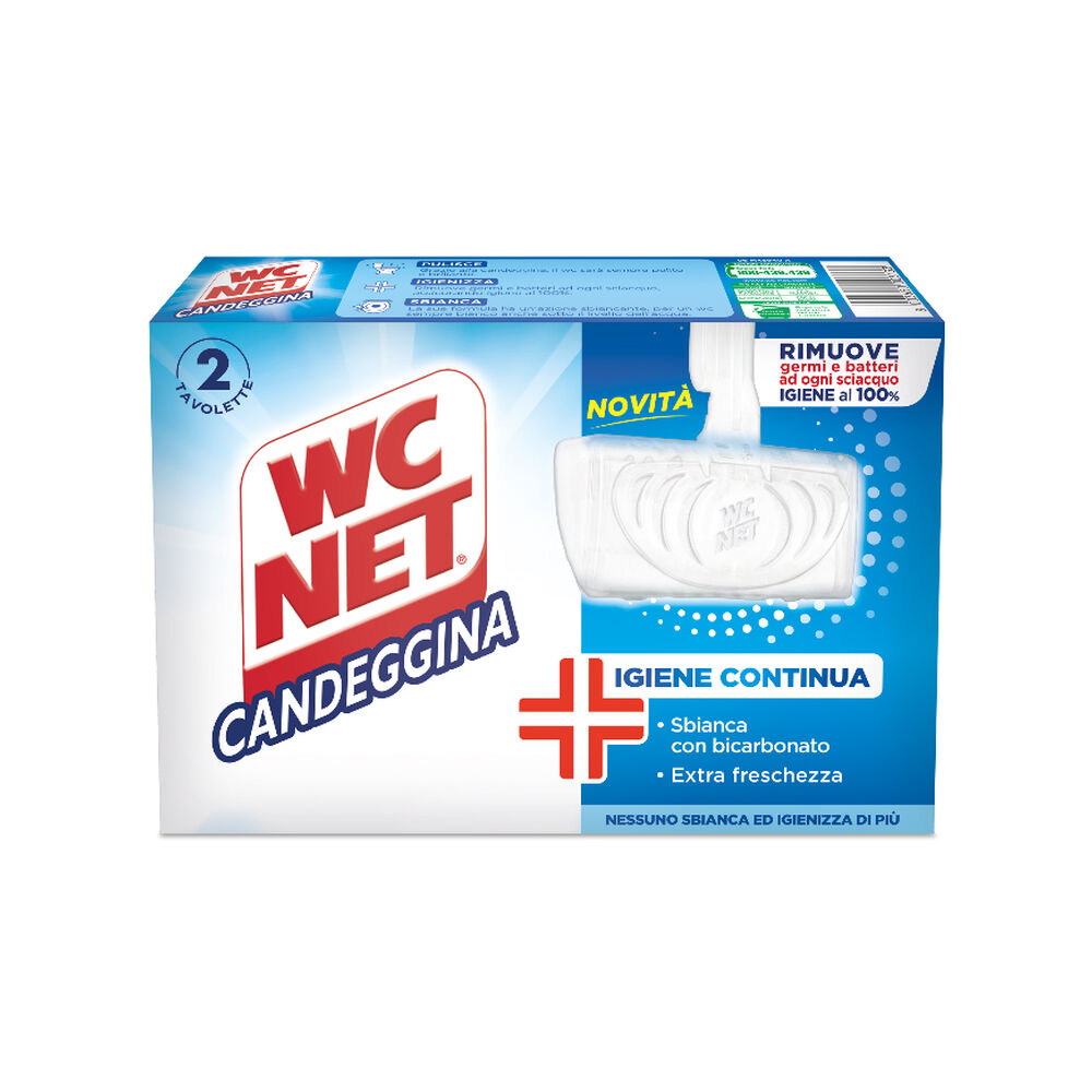 Wc Net Tavoletta Candeggina Fresh 2 Pezzi, , large