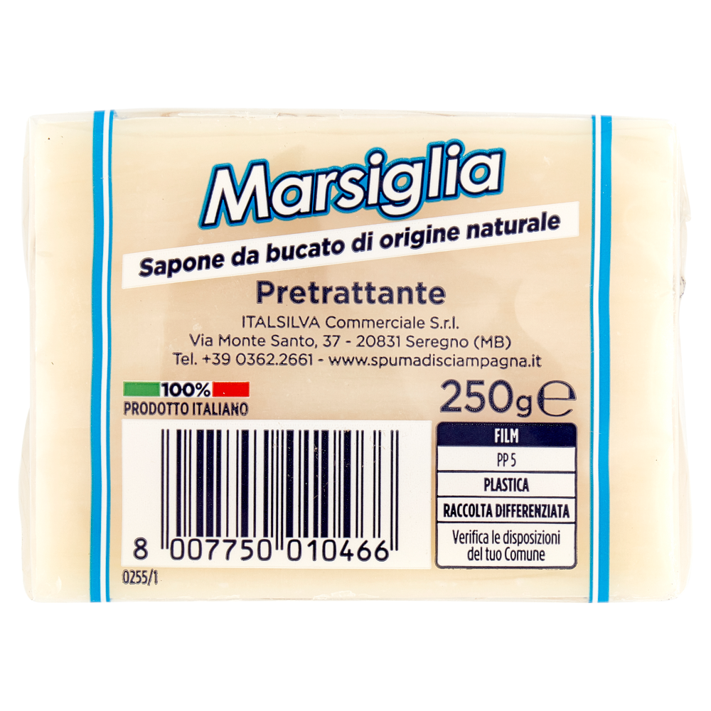 Spuma di Sciampagna Bucato Marsiglia Sapone 250 g, , large