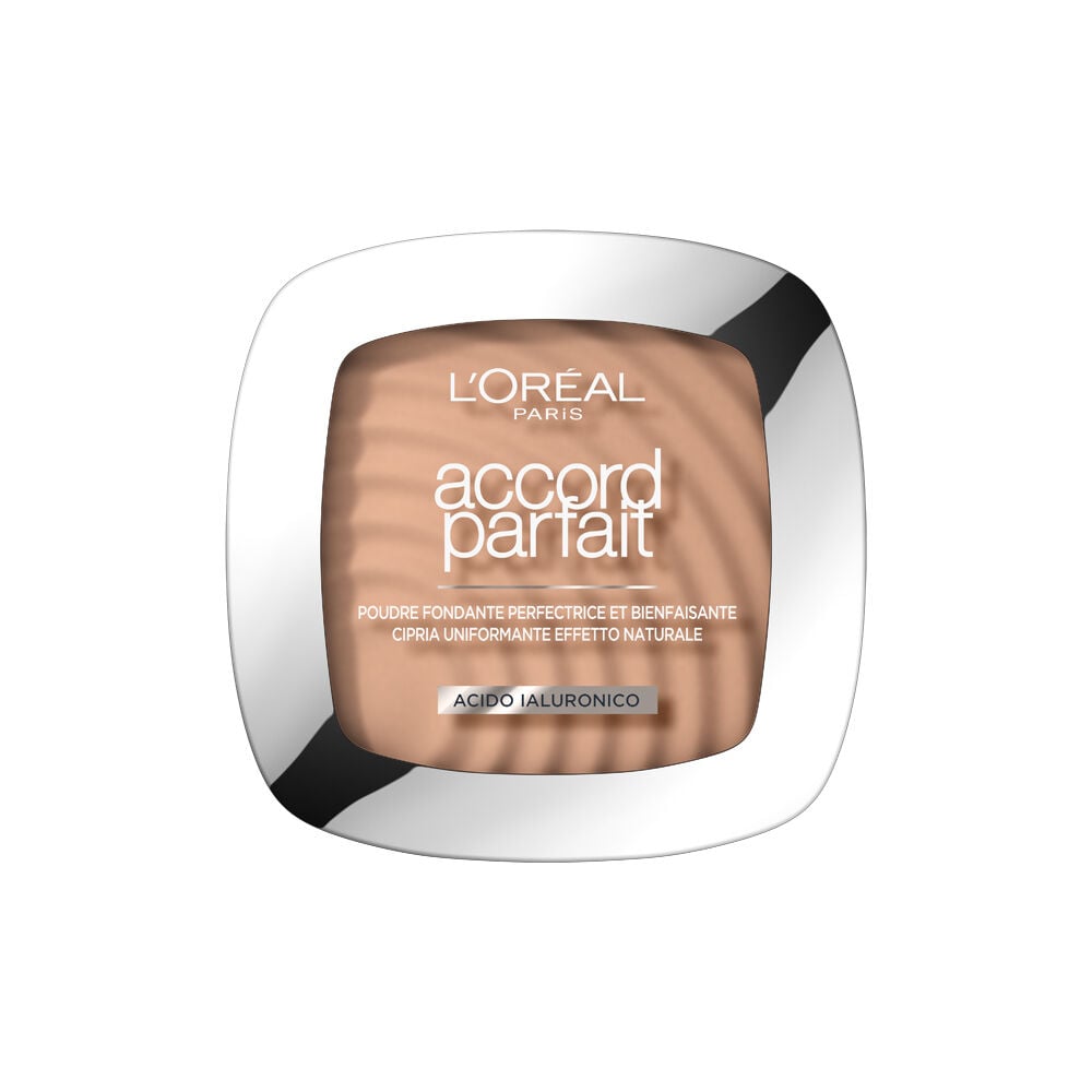 L'OREAL PARIS Accord Parfait - Cipria Uniformante Effetto Naturale N. 4N Beige - Immagine 6