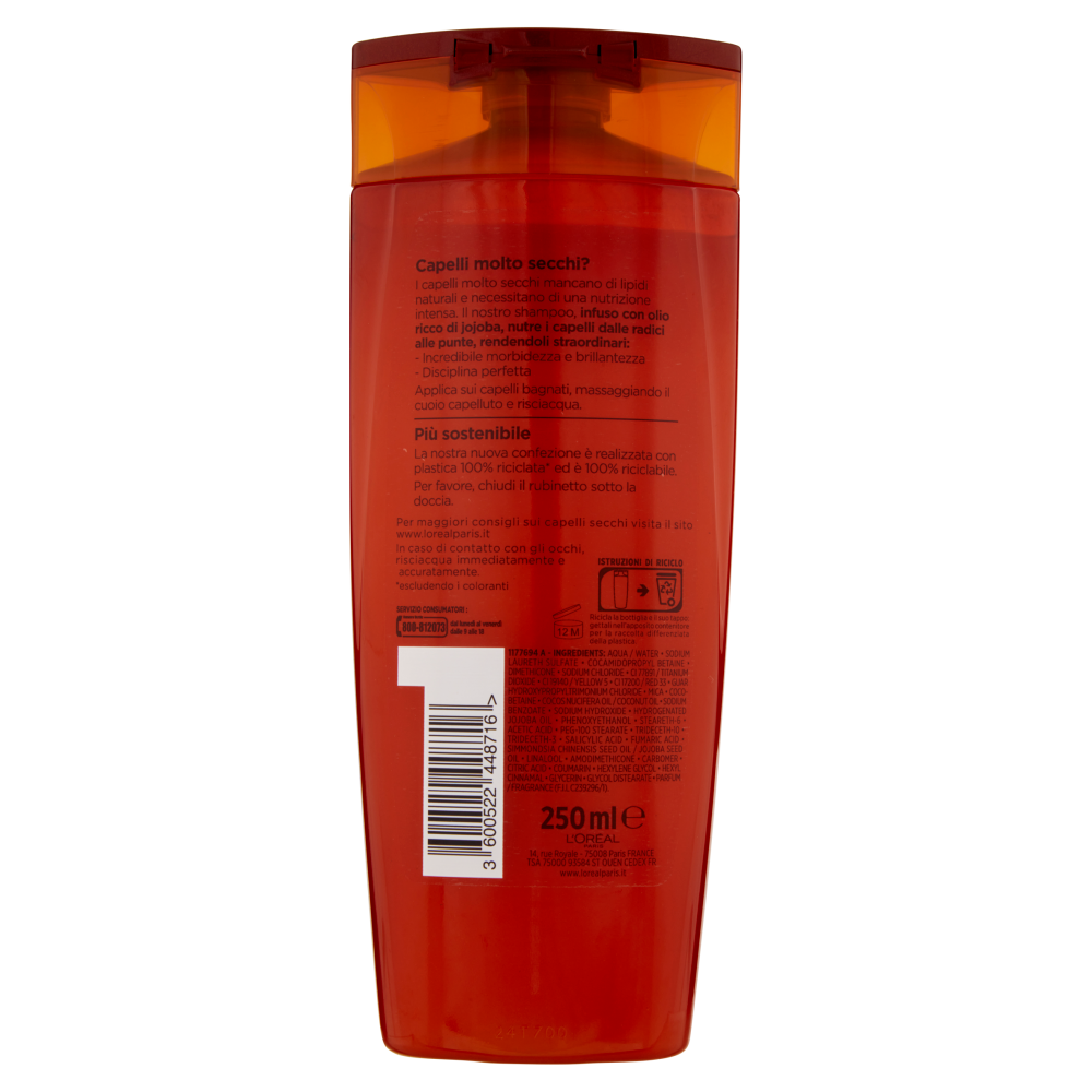 Elvive Olio Straordinario Shampoo Nutrizione Intensa 250 ml, , large