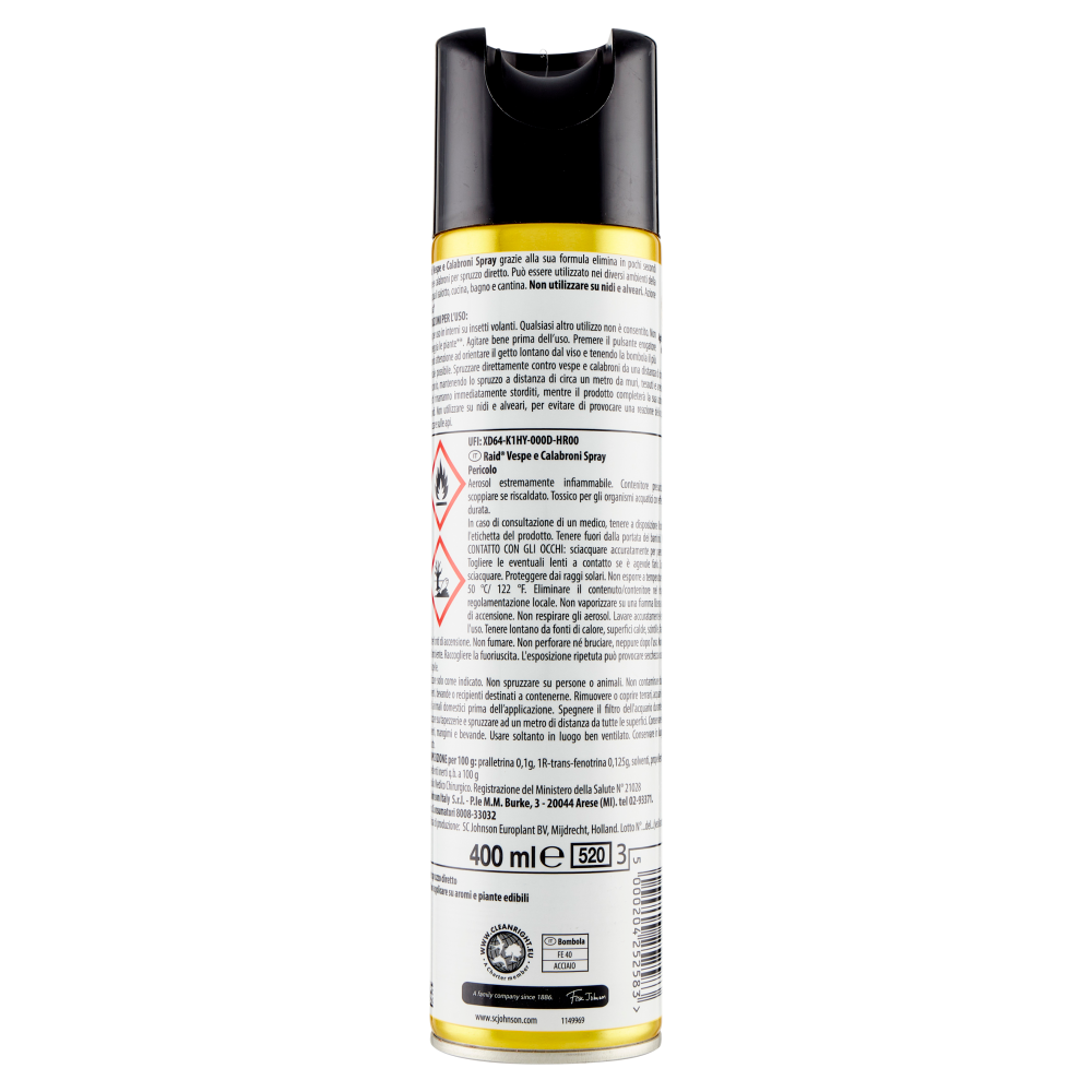 Raid Vespe e Calabroni Spray 400 ml, , large