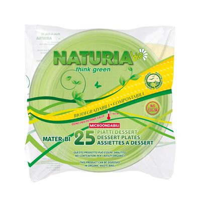 Aristea Natura Bio Piatti Verdi 25 Pezzi 