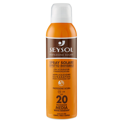 Seysol Spray Solare Effetto Invisibile Spf 20 150 ml