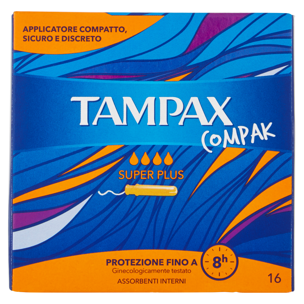 Tampax Compak Super Plus 16 Assorbenti, , large