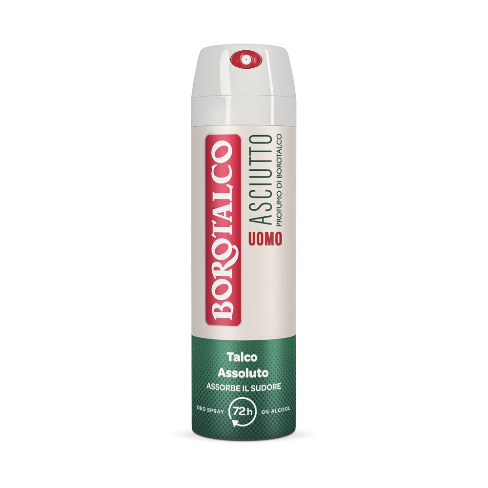 Borotalco Uomo Deodorante Asciutto Spray (150Ml) 150 Ml - Immagine 3