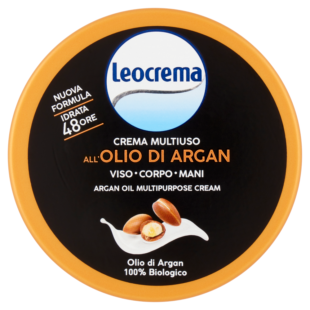 Leocrema Crema Multiuso all'Olio di Argan Viso e Corpo  300 ml, , large