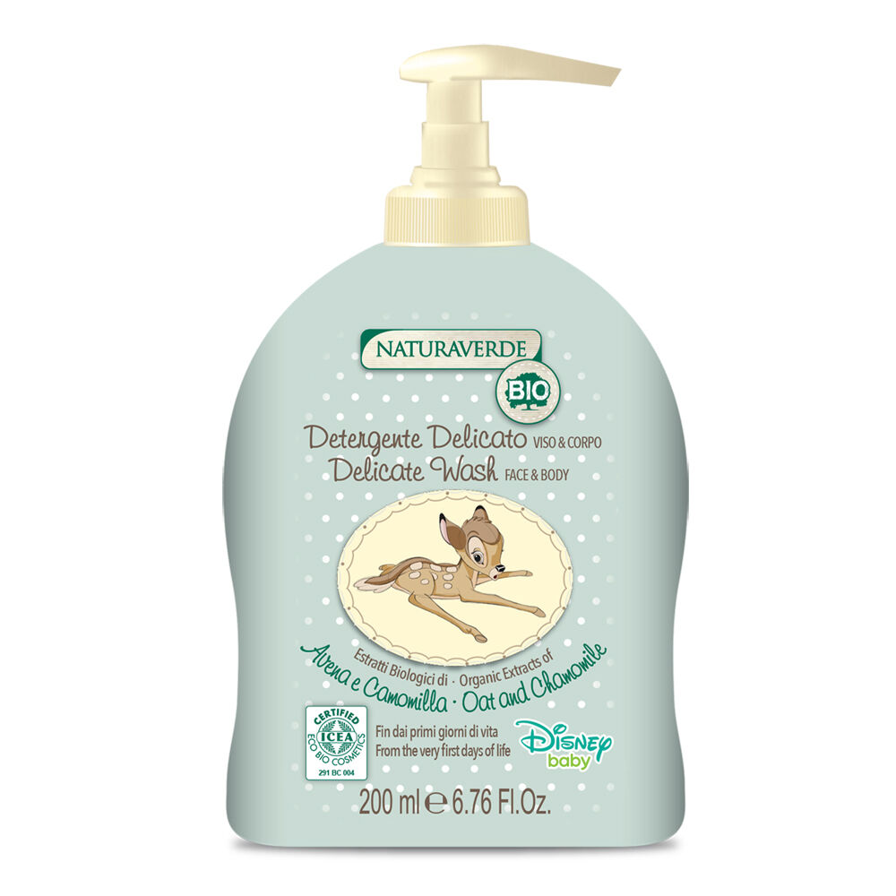 Naturaverde Bio Baby Detergente Liquido Mani e Viso 200 ml - -