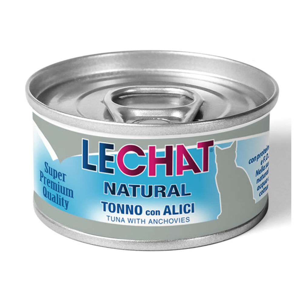LeChat Natural Tonno con Acciughe 80 g,  LeChat Natural Tonno con Acciughe 80 g, , large