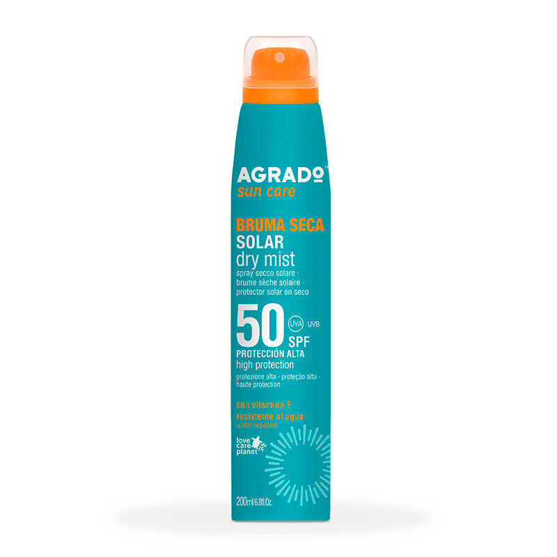 Agrado Spray a Secco Solare Spf 50+ 200 ml - -