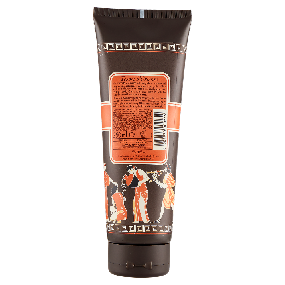 Tesori d'Oriente Doccia Crema Aromatica Fiori di Loto e Karité 250 ml, , large