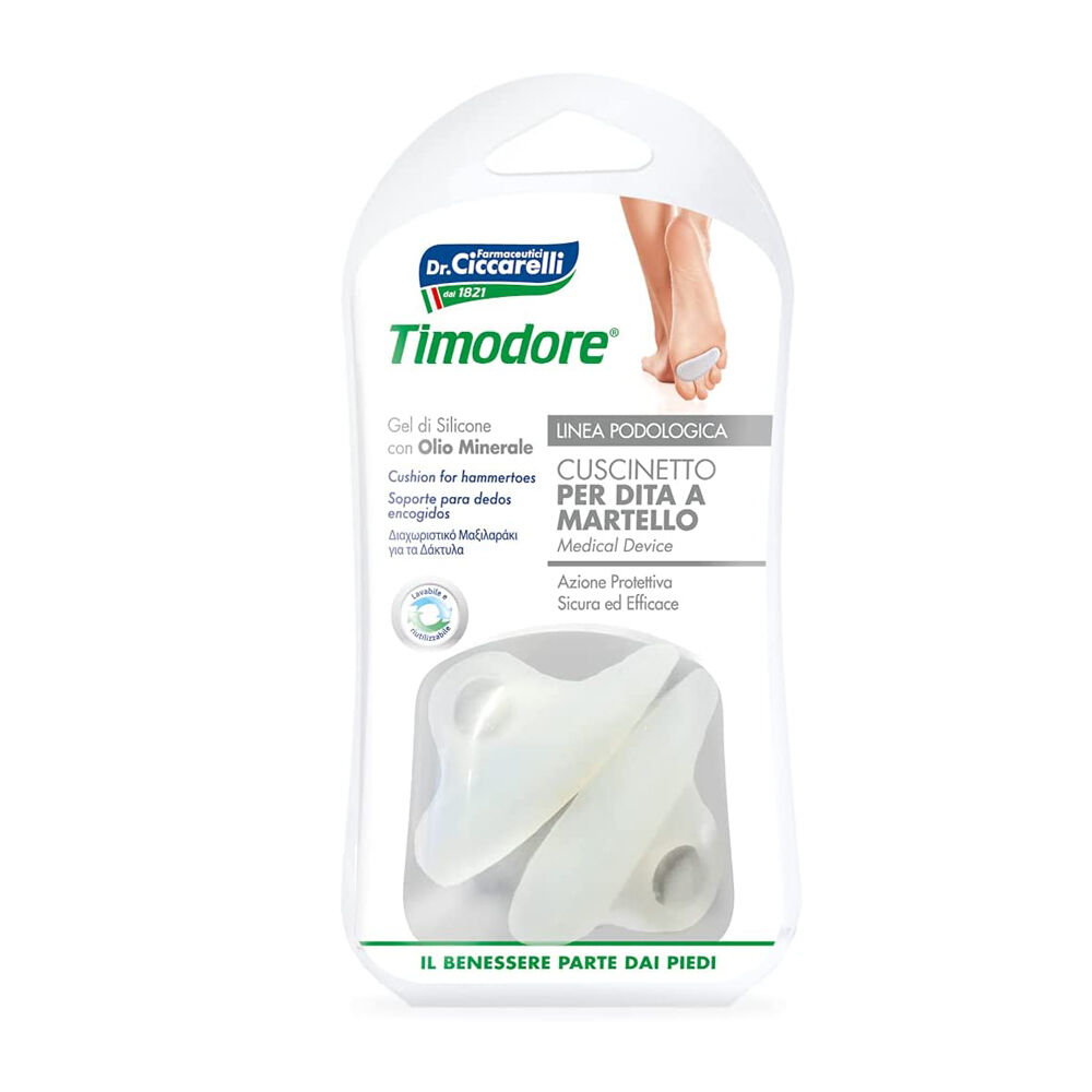 Timodore Cuscinetto per Dita a Martello Gel di Silicone, , large