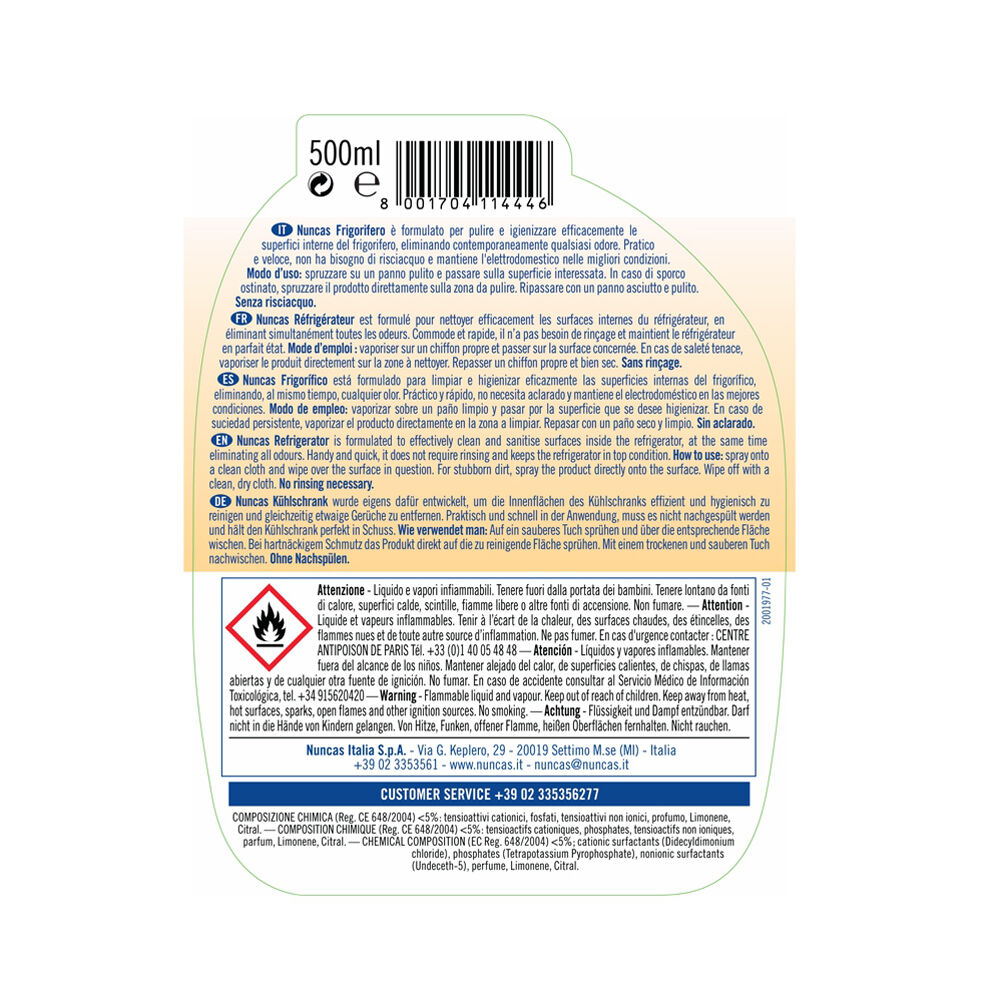 Nuncas Detergente Frigo 500 ml, , large