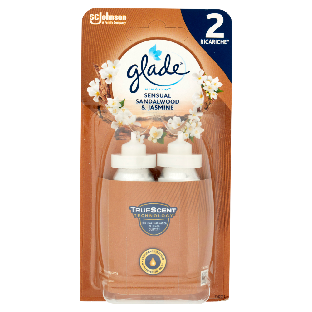 Glade Sense & Spray Doppia Ricarica, Profumatore per Ambienti con Sensore, Fragranza Relaxing Zen, , large