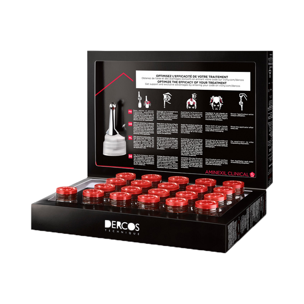 Vichy Dercos Aminexil Trattamento Anticaduta Uomo 21 Fiale, , large