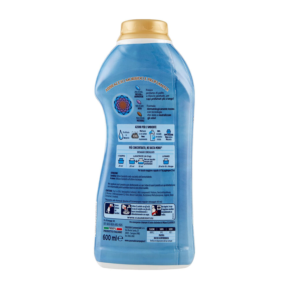 Spuma di Sciampagna Ammorbidente Fresco Puro 600 ml, , large