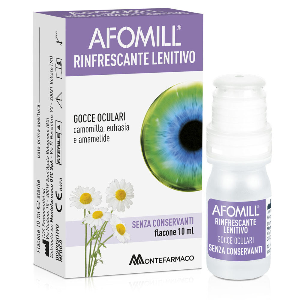 Afomill Rinfrescante Lenitivo Gocce Oculari 10 ml, , large