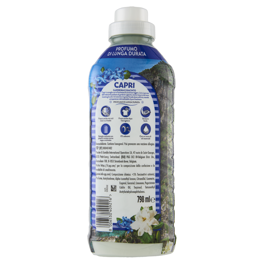 Lenor Essenze d'Italia Capri Ammorbidente Gardenia e Giacinto 38 Lavaggi, , large