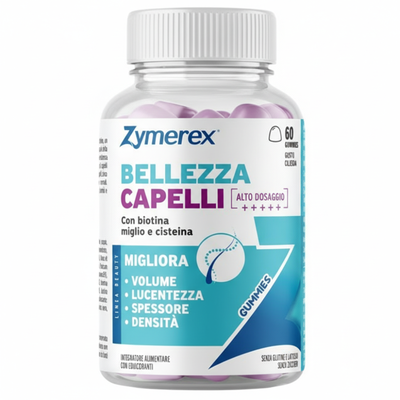 Zymerex Gummies Bellezza Capelli Integratore 60 Pezzi