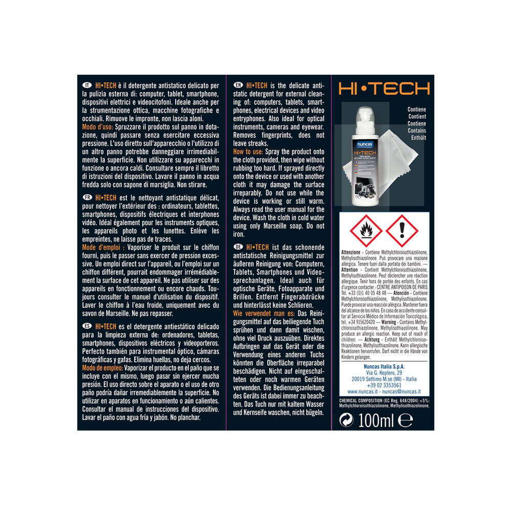 Nuncas Hi Tech 100 ml + Panno, , large