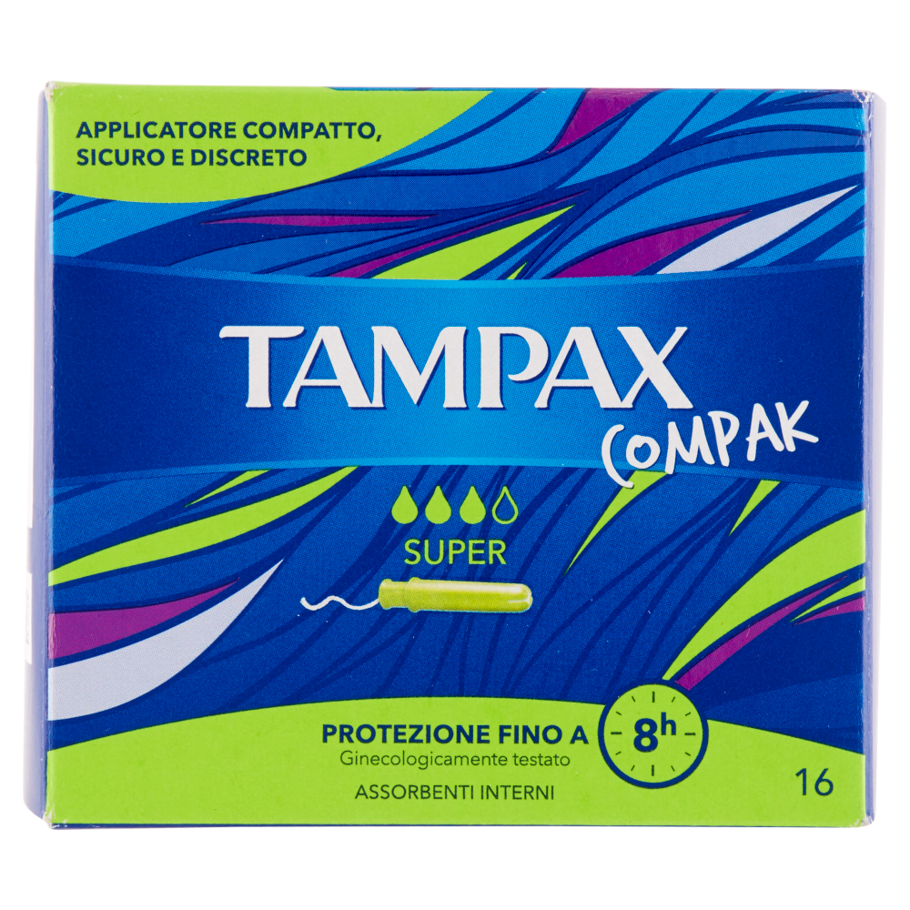 Tampax Compak Super 16 Tamponi, , large