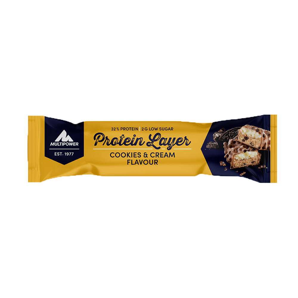 Multipower Protein Layer Cookies & Cream Barretta Proteica - -