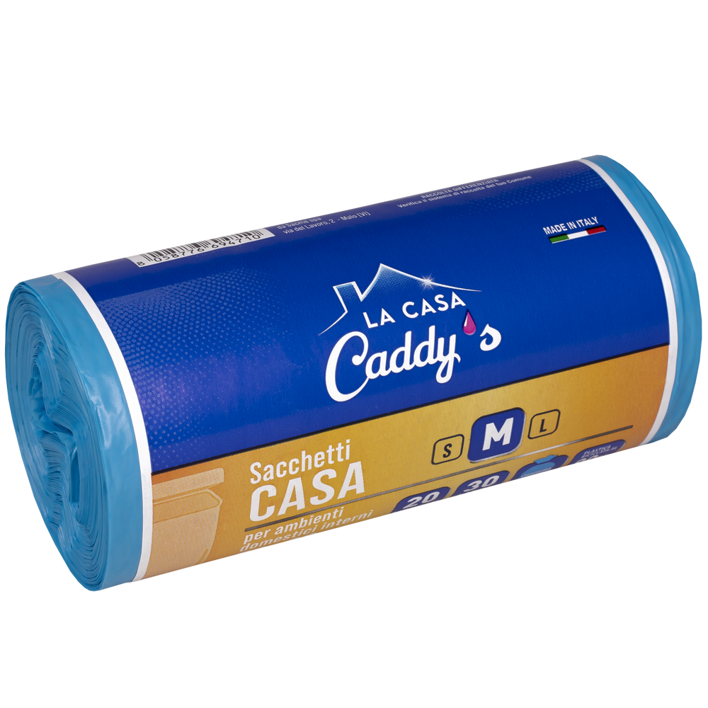 Caddy's Sacchetti M Azzurro 50x60 20 Pezzi, , large
